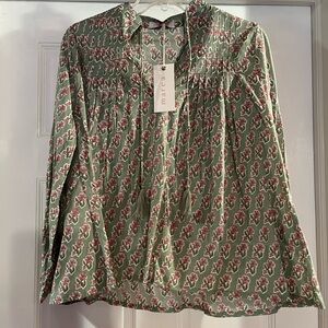 Marea Green Blouse